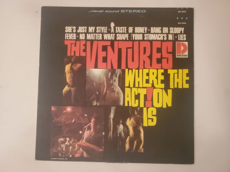 The Ventures Where The Action Is vinyl record
